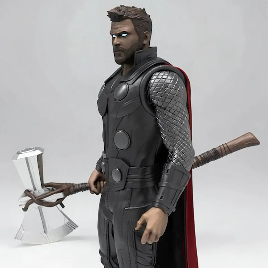 Unpainted 3D Figure Thor Infinity War Painting Diy Gift Colors 20 Cm 1:8