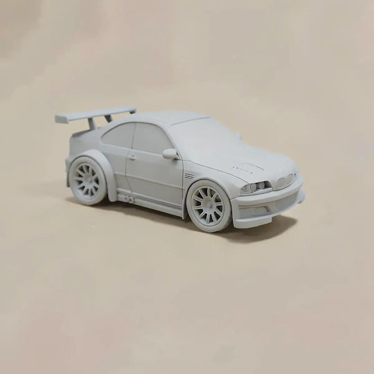 iLovePrints Sammelbare Figuren 3d Figur Modell Kit Car Bmw M3 Gtr E46 Bemalung Diy Geschenk Farben 30 Cm 1:6