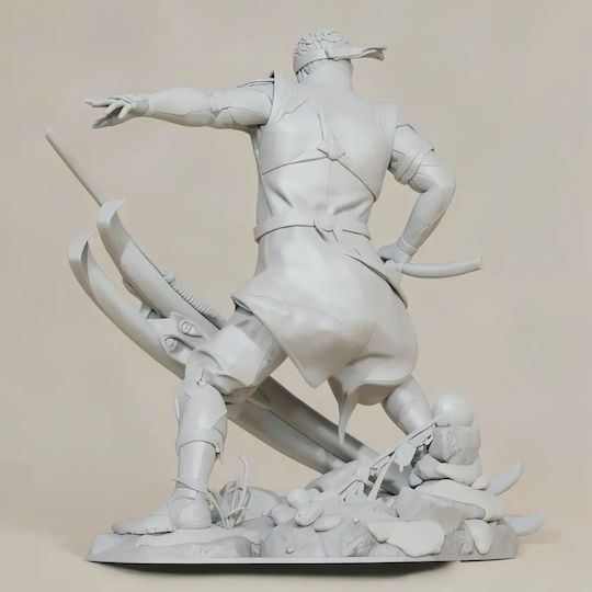 Άβαφη 3D Фигура Kenshi Mortal Kombat Скулптури 3D Печат Боядисване DIY Подарък Цветове 30 см 1:6