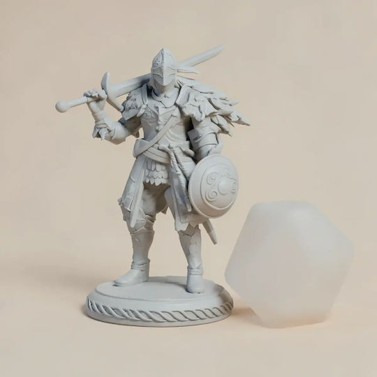Небоядисана 3D Фигура Savage Wolf 32мм 3D Боядисване DIY Подарък Цветове 15,2 см 1:12