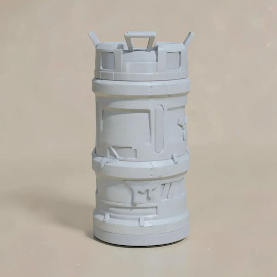 Άβαφη 3d Sammelbare Figuren Basic Toxic Waste Can Holder Basis Diy Δώρο Χρώματα 15,2 Cm 1:12