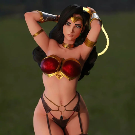 3d Sammelbare Figur Diana Wonder Woman Sleepwear Digital Bemalung Diy Geschenk Farben 15,2 Cm 1:12