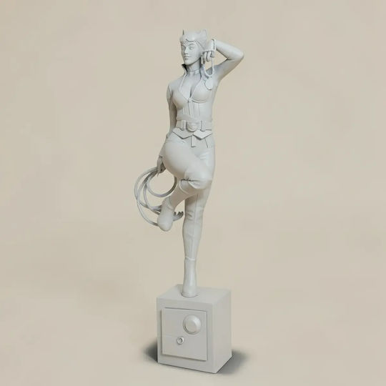Sammlbare Figuren Catwoman Halskette Skulpturen 3d Druck Bemalen Diy Geschenk Farben 15,2 Cm 1:12