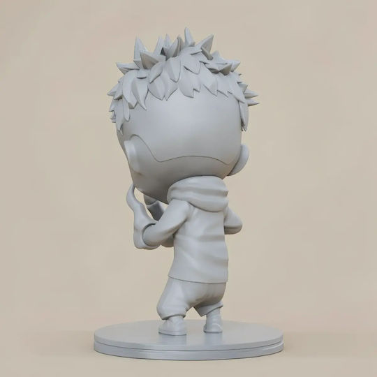 Небоядисана 3D Фигура Yuji Itadori Chibi Jujutsu Kaisen 3D Модел Боядисване DIY Подарък Цветове 20 См 1:8