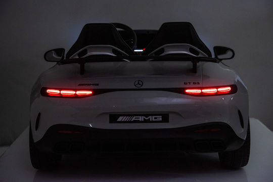 Mercedes AMG GT3 Διθέσιο με Τηλεκοντρόλ Licensed 24 Volt Γκρι για 2+ Ετών