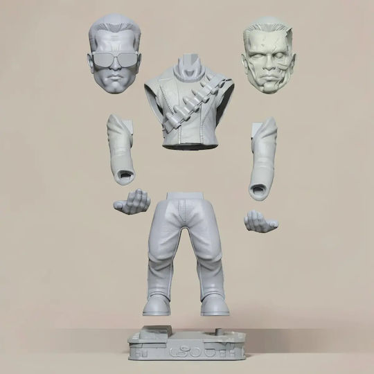 Άβαφη 3d Sammelbare Figur Terminator Arnord Joystick Holder 3d Basis Diy Geschenk Farben 30 Cm 1:6