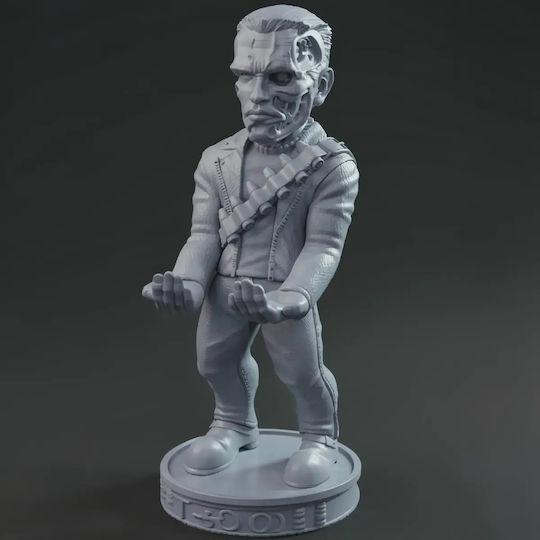 Άβαφη 3d Sammelbare Figur Terminator Arnord Joystick Holder 3d Basis Diy Geschenk Farben 30 Cm 1:6