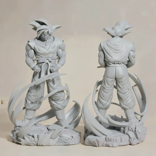 Небоядисана 3D Фигура Гоку Трансформация 3D Боядисване DIY Подарък Цветове 30 см 1:6