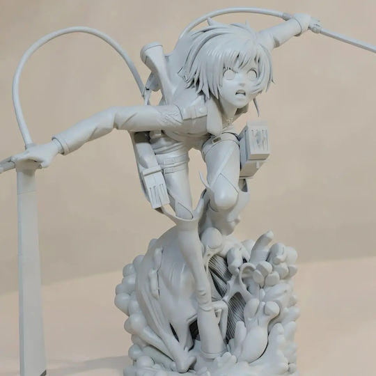 Unbemalte 3d Figur Armin Angriff auf Titan Action 3d Druckmodelle Bemalen Diy Geschenk Farben 30 Cm 1:6