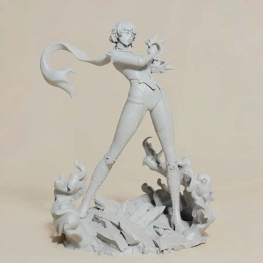 Άβαφη 3D Фигура Makoto Persona 5 Боядисване DIY Подарък Цветове 30 см 1:6