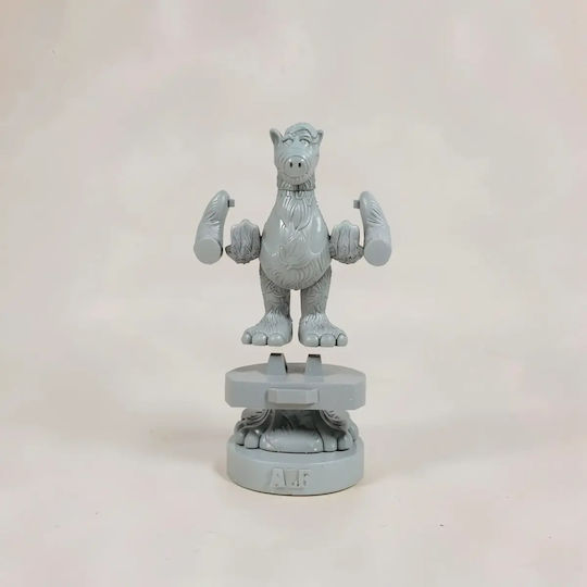 Άβαφη 3d Sammelbare Figur Alf Joystick Holder 3d Basis Diy Δώρο Χρώματα 15,2 Cm 1:12