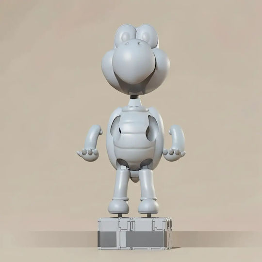 Άβαφη 3d Sammelbare Figur Koopa Troopa Joystick Holder 3d Basis Diy Geschenk Farben 15,2 Cm 1:12