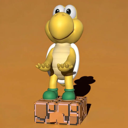 Άβαφη 3d Sammelbare Figur Koopa Troopa Joystick Holder 3d Basis Diy Geschenk Farben 15,2 Cm 1:12