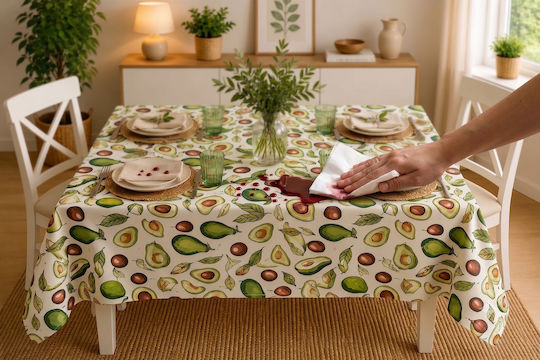 Față De Masă Rezistent La Pete Set Avocado 140x180 Cm