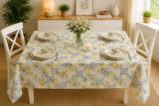 Față De Masă Rezistent La Pete Set Small Galben 140x180cm