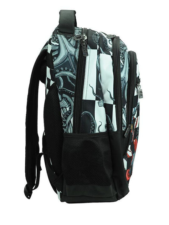 Back Me Up Dive School Bag Backpack for Elementary Multicolour with Water Bottle Holder 40 Litres