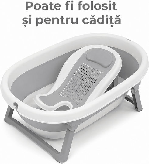 Kidizi Cadă Pliabilă pentru Bebeluși Gri