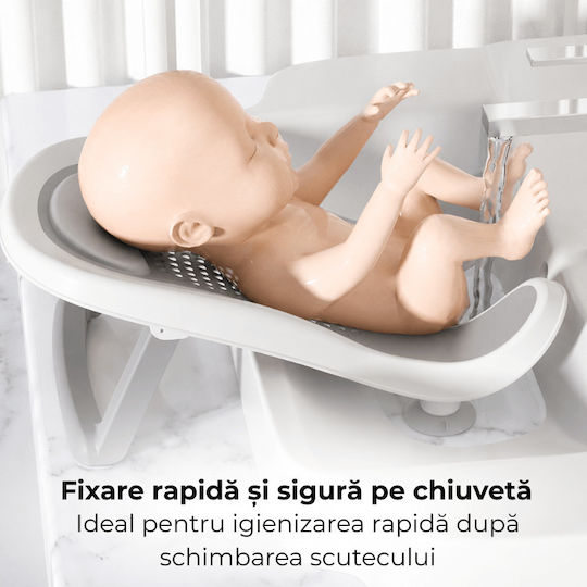 Kidizi Cadă Pliabilă pentru Bebeluși Gri