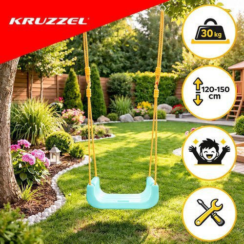 Kruzzel Kruzzel Aufhängen Kinder Schaukel Für 6+ Monate Grüne