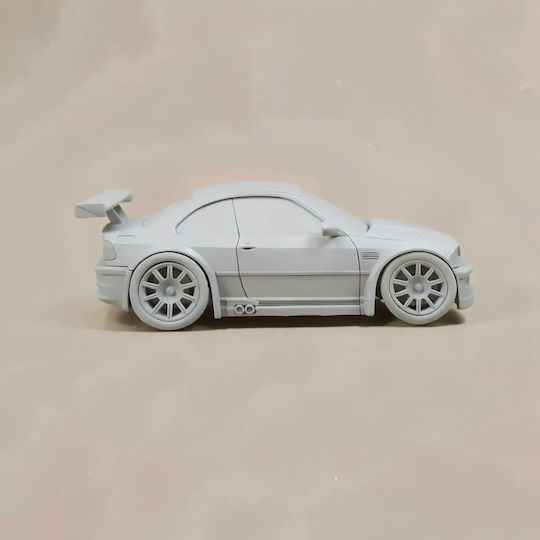 iLovePrints Sammelbare Figuren Άβαφη 3d Figur Modell Kit Car Bmw M3 Gtr E46 Bemalung Diy Geschenk Farben 15,2 Cm 1:12
