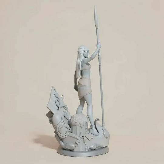 Unpainted 3D Figure Kida 274mm Atlantis Painting Diy Gift Colors 15.2 Cm 1:12