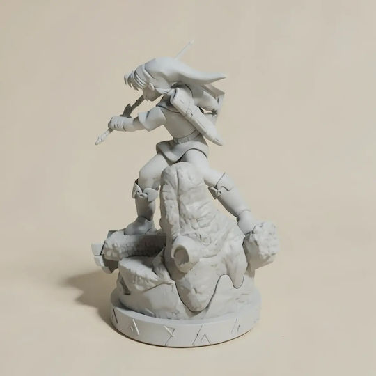 Unpainted 3D Figure Link Ocarina Time 3D Painting DIY Gift Colors 20 Cm 1:8