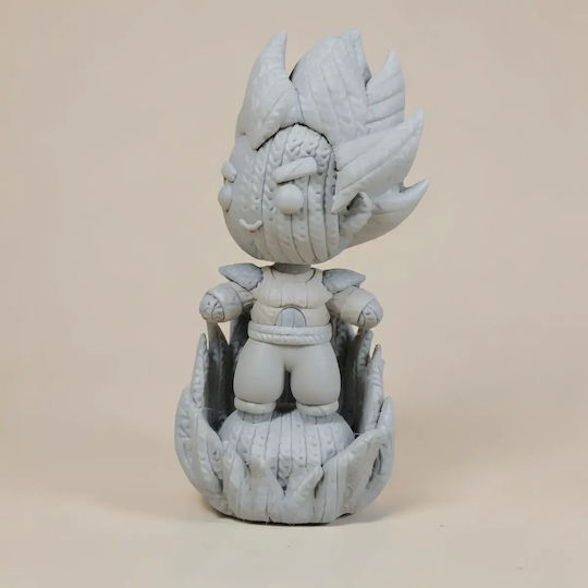 Unpainted 3D Figure Super Basic Knitted Vegeta Painting DIY Gift Colors 20 Cm 1:8