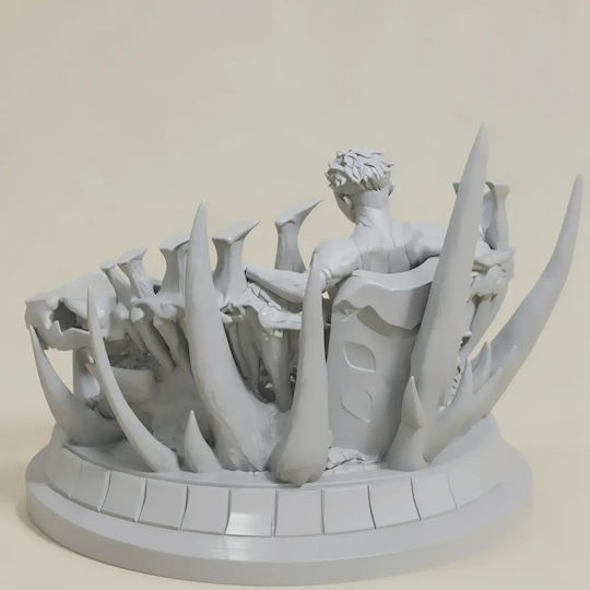 Άβαφη 3D Колекционерска Фигура Ryomen Sukuna На Трон 3D Печат Модел Jujutsu Kaisen Боядисване DIY Подарък Цветове 20 См 1:8