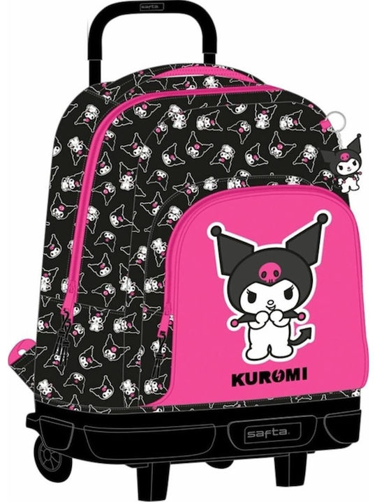 Set Școlar Geantă De Spate Kuromi Trolley + Penar Dublu Set Școlar Geantă De Spate Kuromi Trolley + Penar Dublu