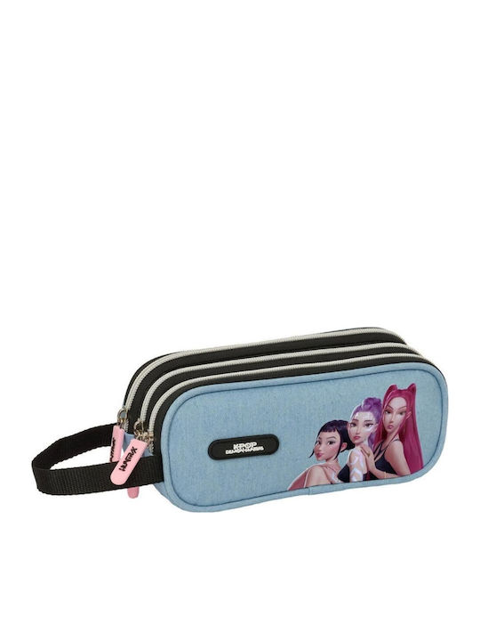 School Set Backpack Demon Hunters Kpop Huntrix 42cm + Triple Pencil Case