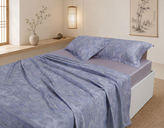 Silk Fashion Module Super Dublu 3 Bucăți 160x200+40 cm Cu Hugger Din Cauciuc Etheral Silk Fashion Module Super Dublu 3 Bucăți 160x200+40 cm Cu Hugger Din Cauciuc Etheral