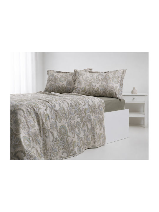 Silk Fashion Подредба Чаршафи с 2 Калъфки Кралица с Еластична Лента 160x200+35см Nobilis 3 Бройки