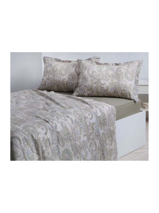 Silk Fashion Подредба Чаршафи с 2 Калъфки Кралица с Еластична Лента 160x200+35см Nobilis 3 Бройки