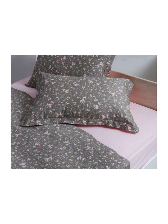 Silk Fashion Bed Sheet Set With 2 Pillowcases Super-Double With Rubber Hugger 160x200+35cm Whisper 3 Pieces