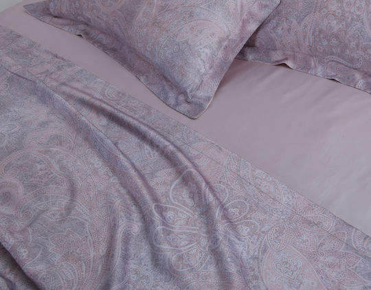 Silk Fashion Σετ Σεντόνι με 2 Μαξιλαροθήκες Υπέρδιπλο με Λάστιχο 160x200+40εκ. Silva (3τμχ)