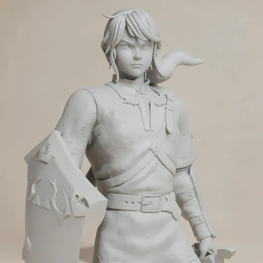 Άβαφη 3d Sammelbare Figur Link Stand Auf Basis 129mm Bemalung Diy Geschenk Farben 15,2 Cm 1:12