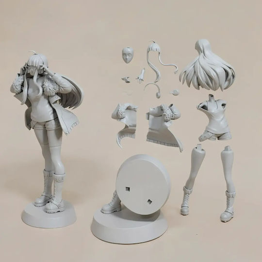 Небоядисана 3D Фигура Futaba Sakura Persona 5 3D Боядисване DIY Подарък Цветове 30 см 1:6
