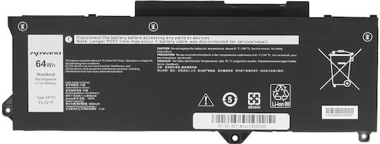 Movano Compatible Battery for Dell Latitude / Precision Dell Latitude 5421 5521 5531 Precision 3470 3561 3571 3581 with 3950mAh