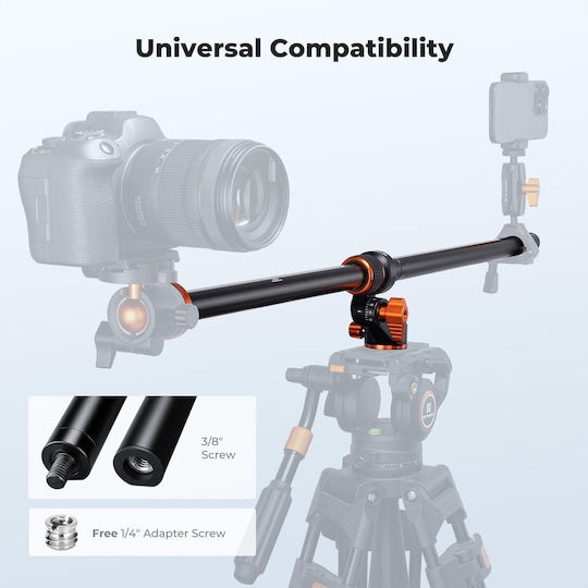 K&f Concept Large Version Rotatable Multi-angle Center Column Camera Tripod Kf31.254