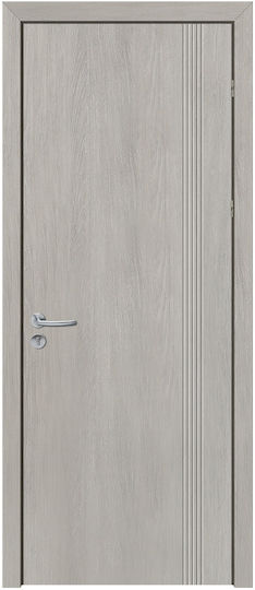Εσωτερική Πόρτα Ct-105-s1 Embossed Oak Gray 2100×830mm Lock 3