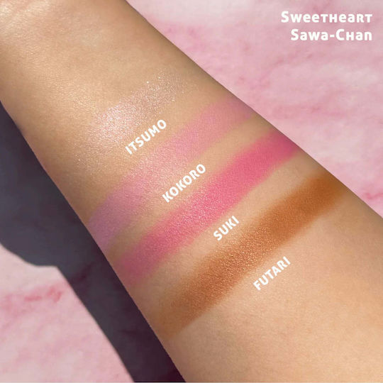 Rude Cosmetics Manga Collection Paletă Cu Fard Obraz Sweetheart Sawa-chan 11.2gr