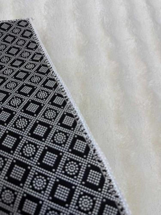 Linea Home Non-Slip Rug Runner Furry Ecru 70x200cm