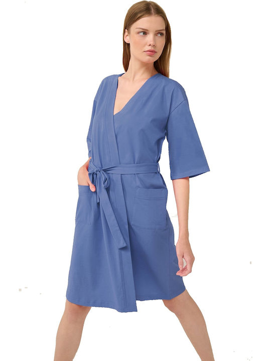 Vamp Sommer Damen Robe Blue Iris