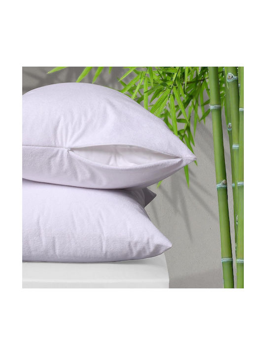 Xionoula Home Wasserdichter Weißer Kissenbezug 50x70cm EIDI-00000192