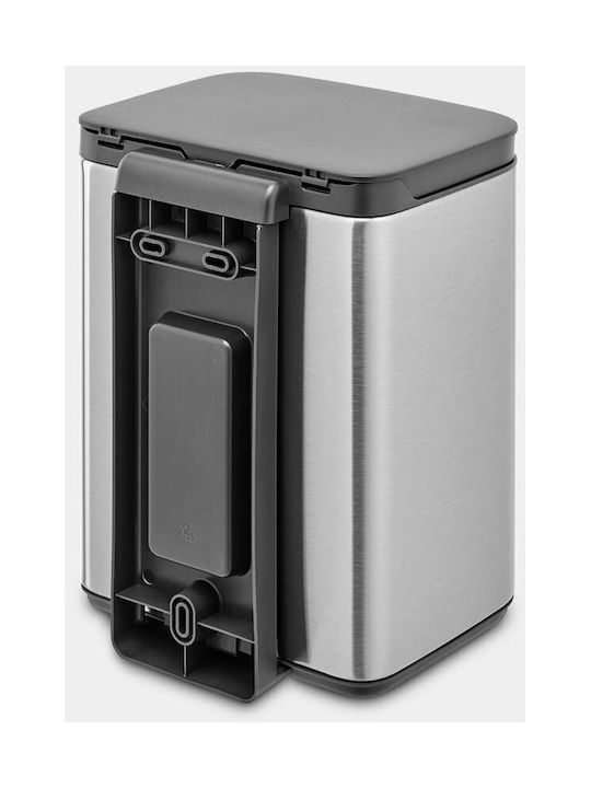 Brabantia Brabantia Inox Mülleimer Grau 4lt