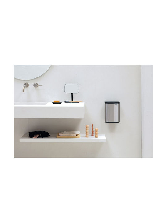 Brabantia Brabantia Inox Mülleimer Grau 4lt