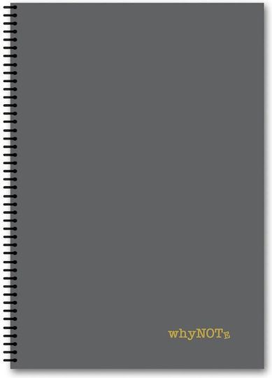WhyNote Σπιράλ Τετράδιο Ριγέ Β5 2 Θεμάτων Colors (Διάφορα Σχέδια)