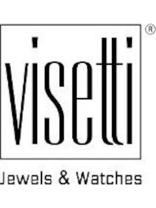 Visetti Women's Gold Plated Steel Bracelet with Zircon