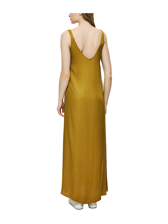 Sommer Maxi Damenkleid Olive