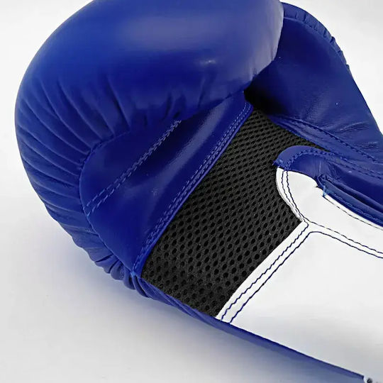 Olympus Sport 401017.10oz.Red.Black Boxing Gloves from Synthetic Leather for Competition Red